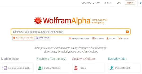 WolframAlpha logo
