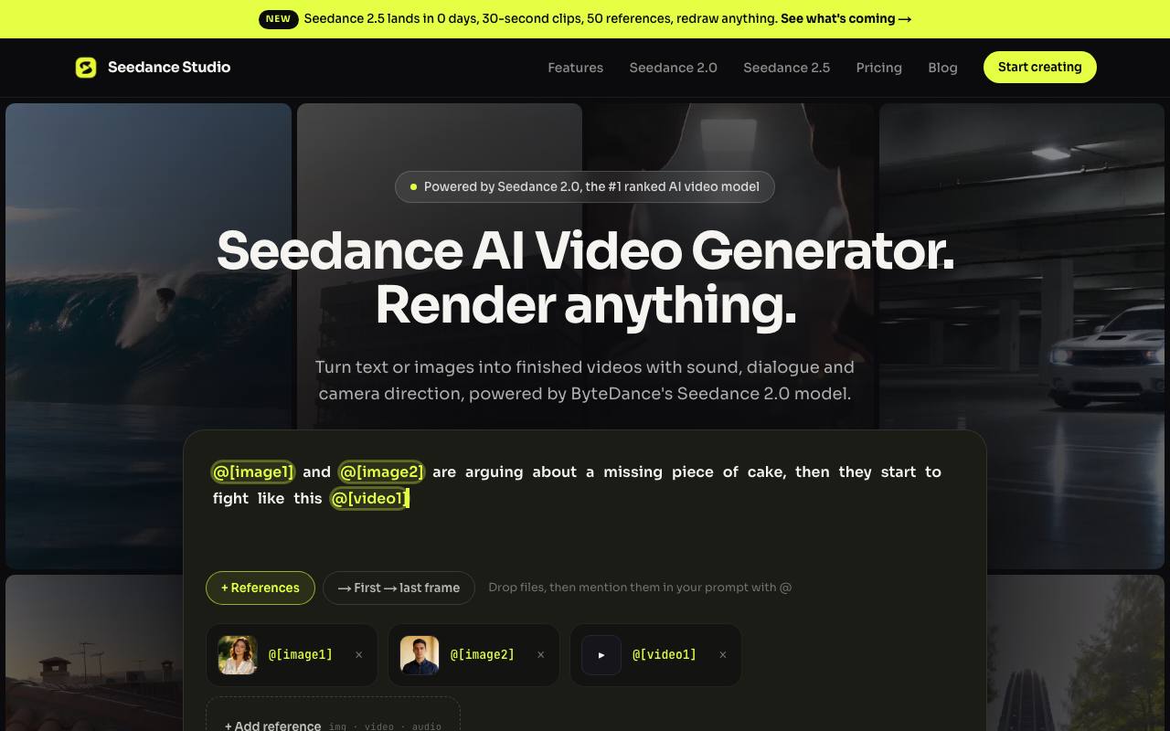 Seedance Studio screenshot