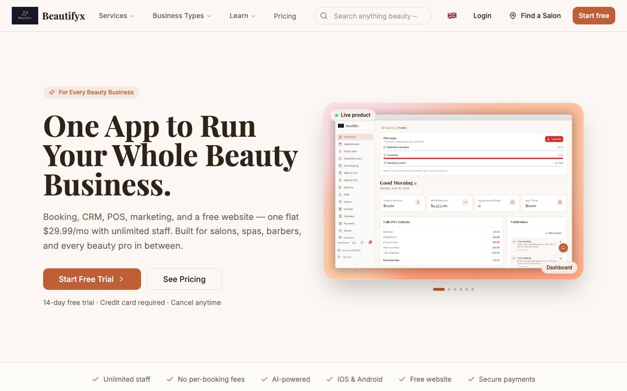 Beautifyx screenshot