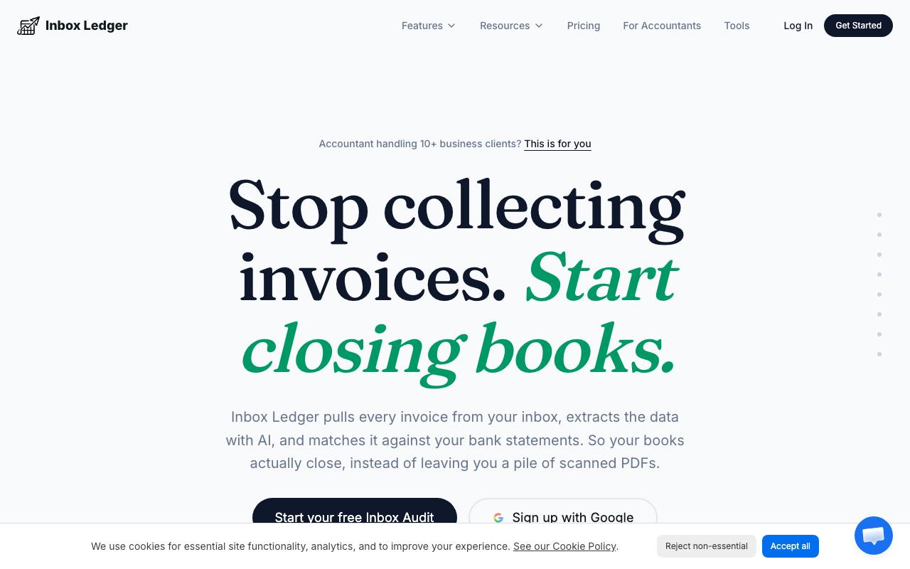 Inbox Ledger screenshot
