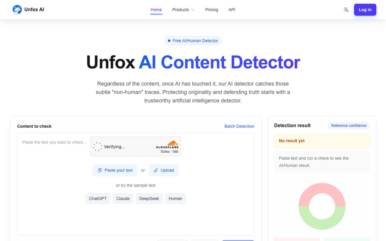 Unfox screenshot