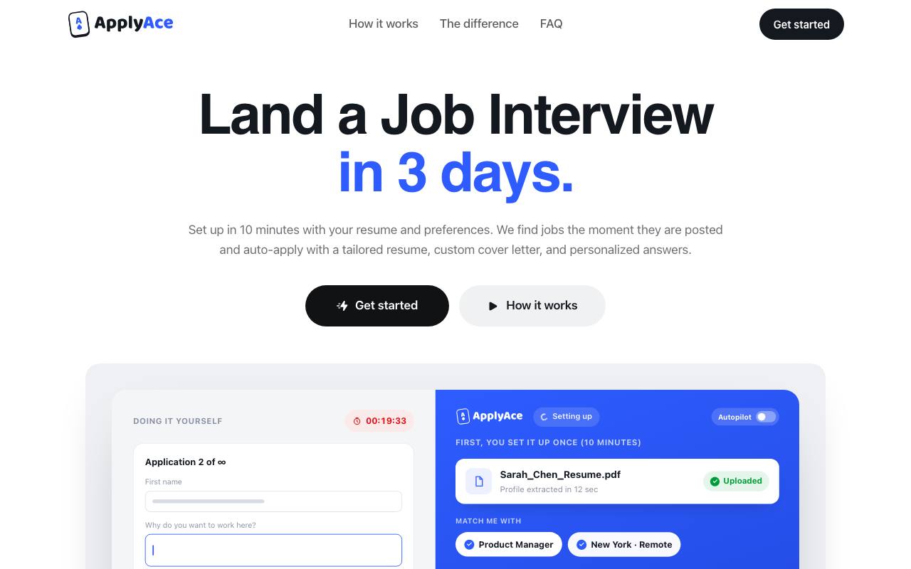 ApplyAce screenshot