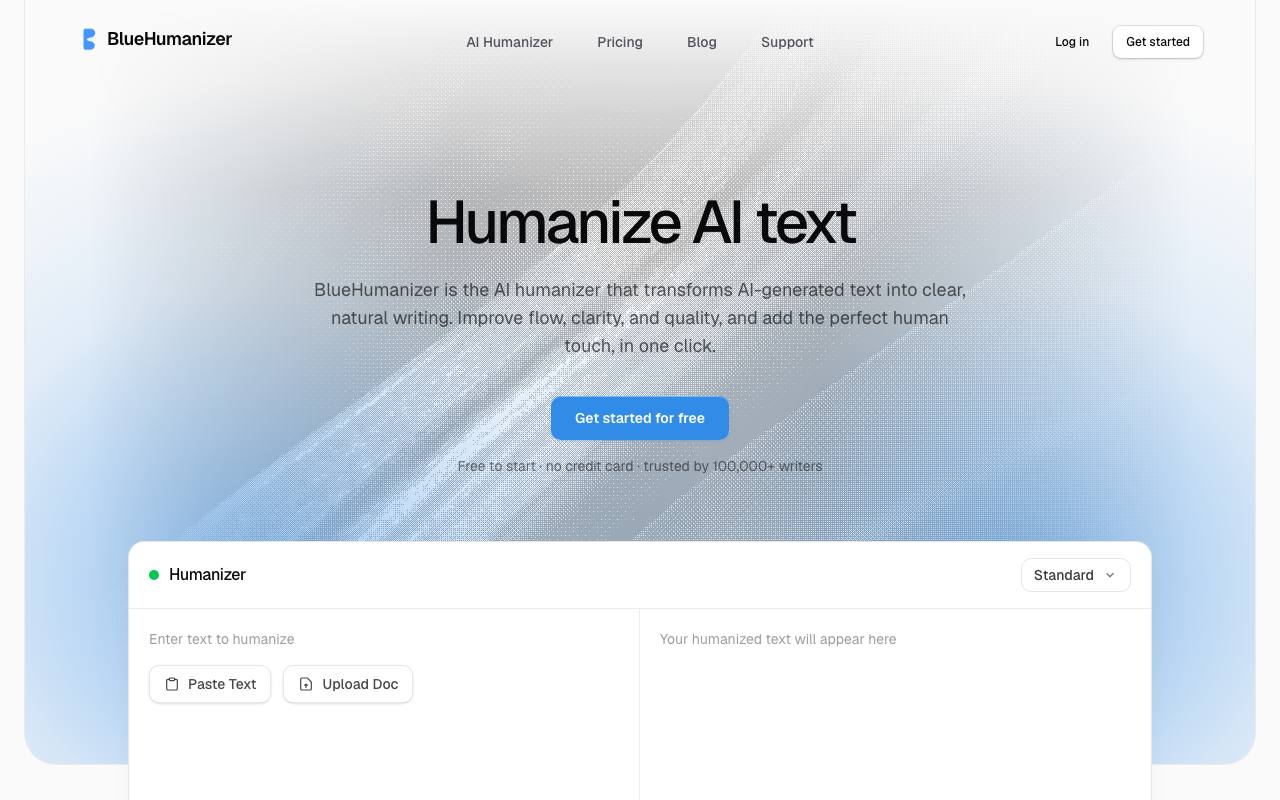 BlueHumanizer screenshot