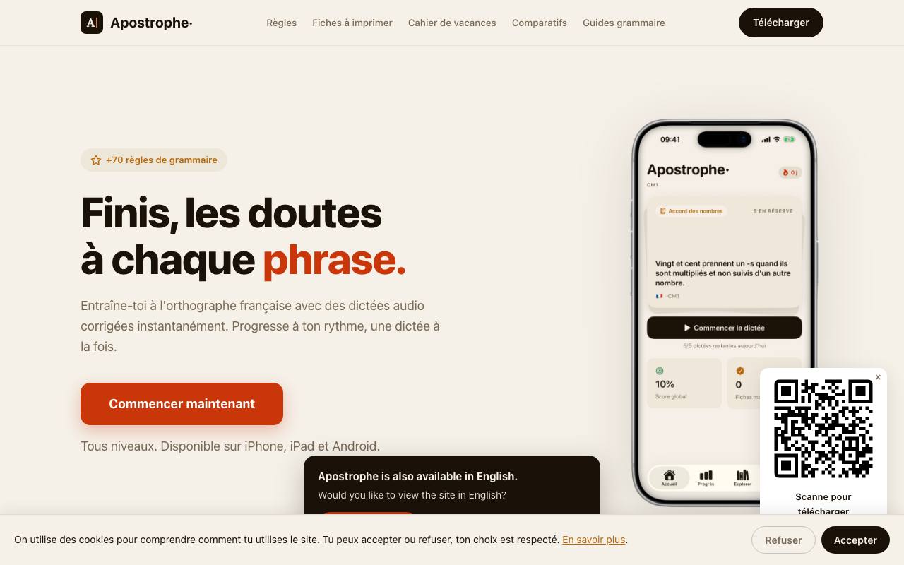 Apostrophe screenshot