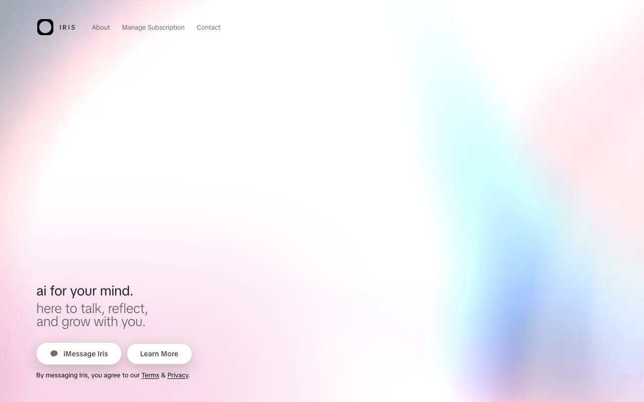 Iris AI screenshot
