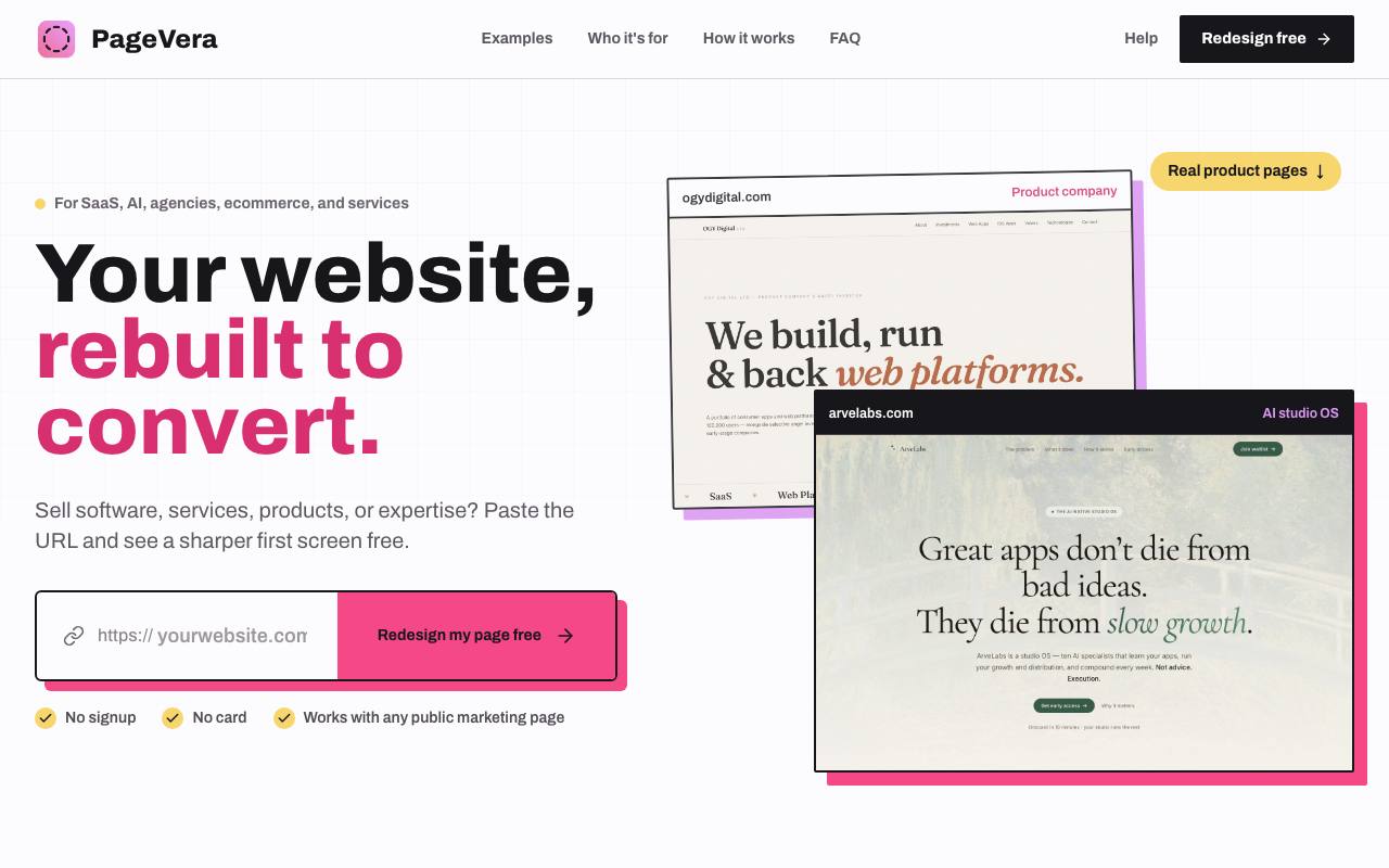 PageVera screenshot