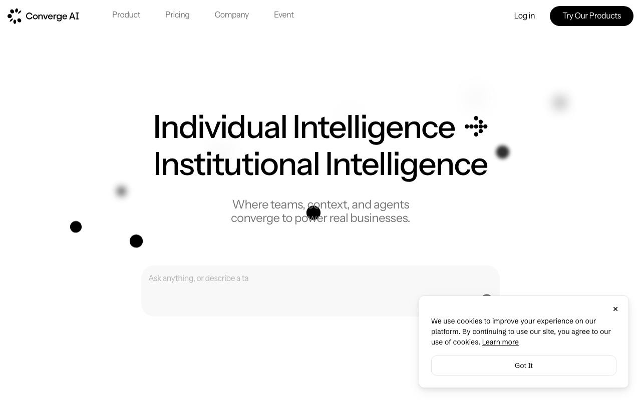 Converge AI screenshot