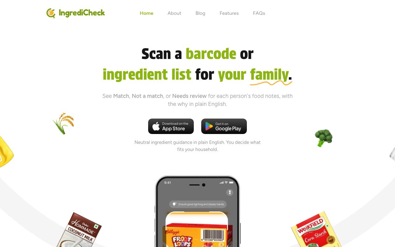 IngrediCheck screenshot
