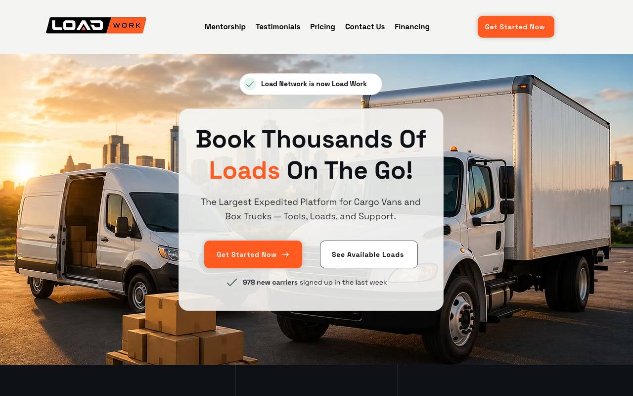 LoadWork screenshot