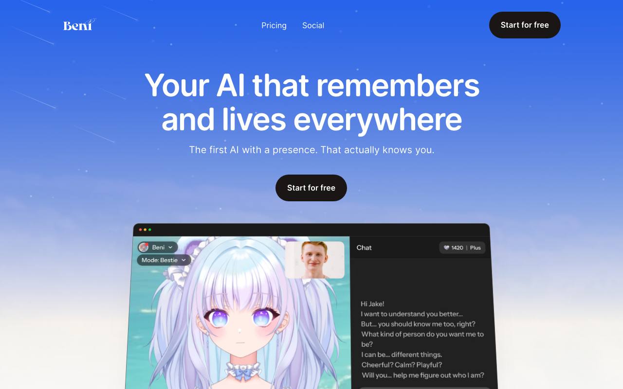 Beni AI screenshot