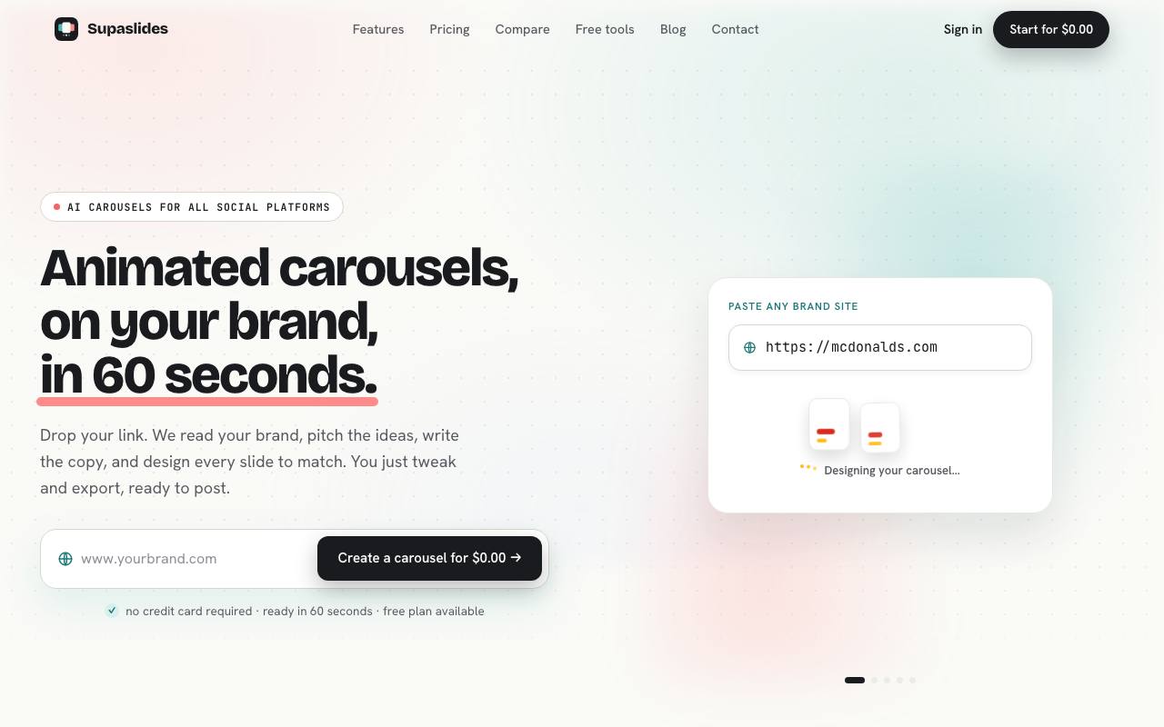 Supaslides screenshot