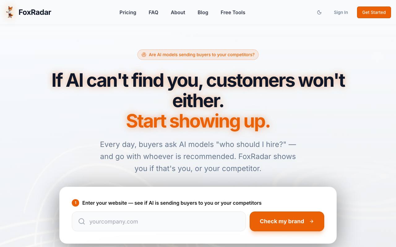 FoxRadar screenshot