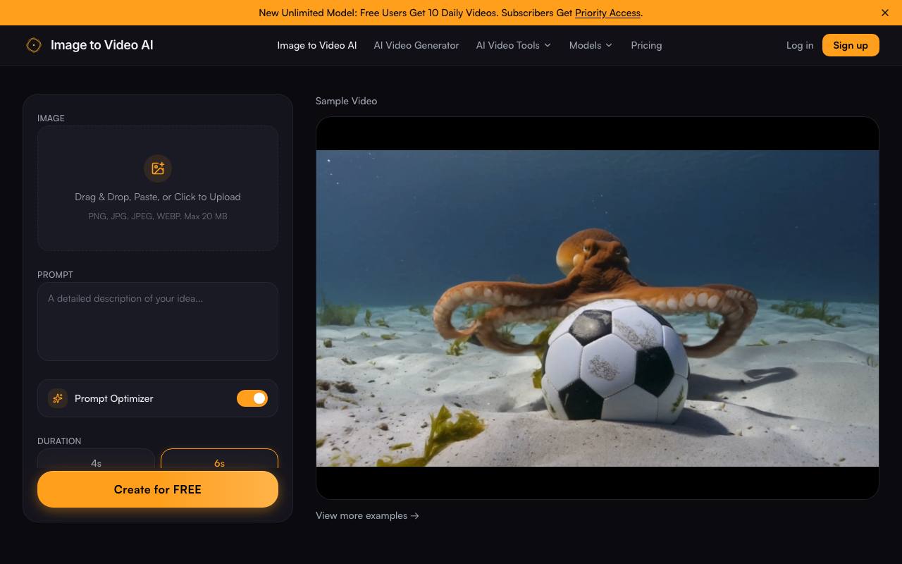Image to Video AI screenshot