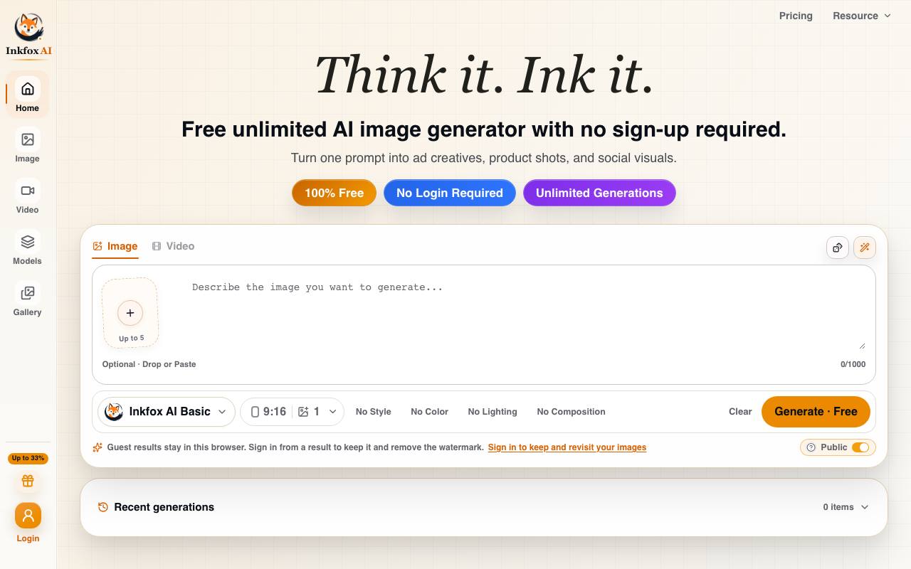 Inkfox AI screenshot