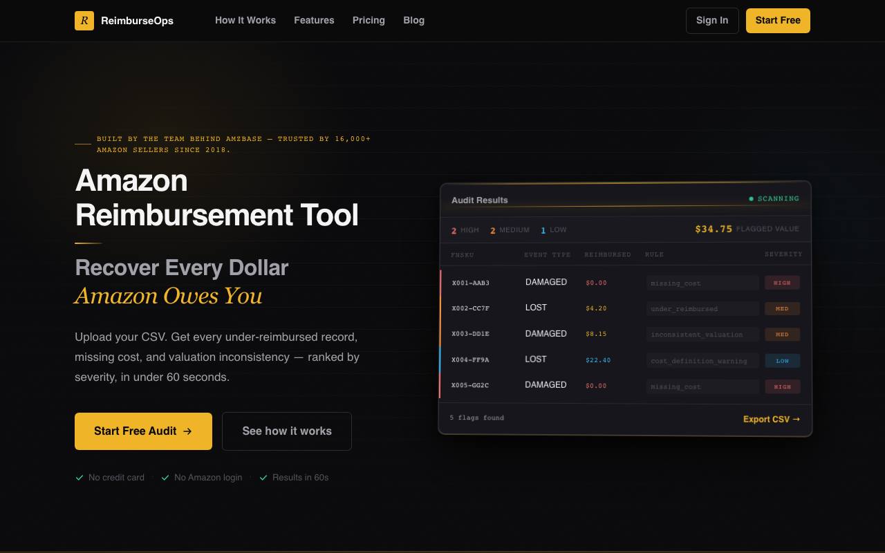ReimburseOps screenshot