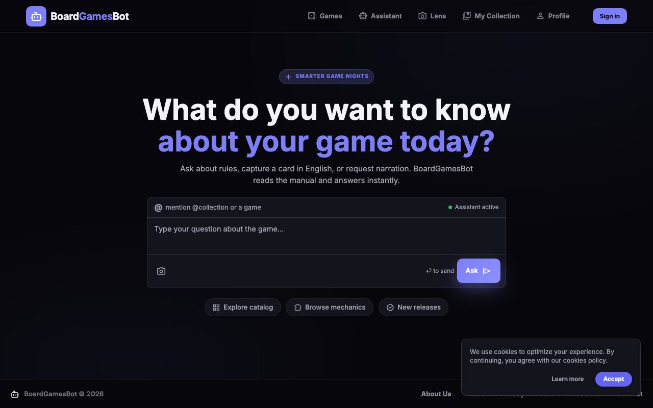Board Games Bot screenshot