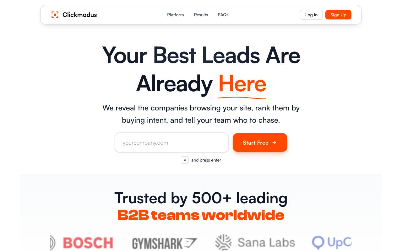 Clickmodus screenshot