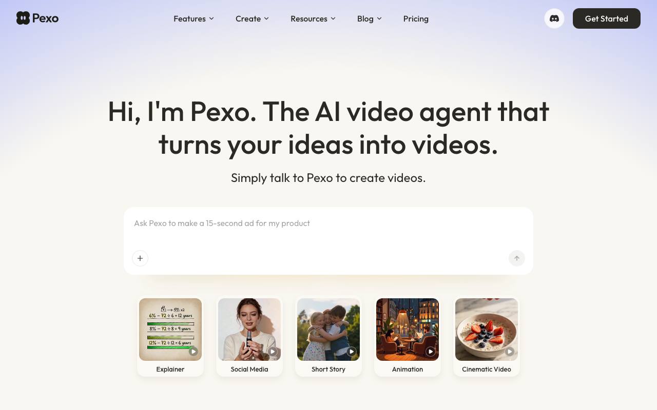 Pexo screenshot