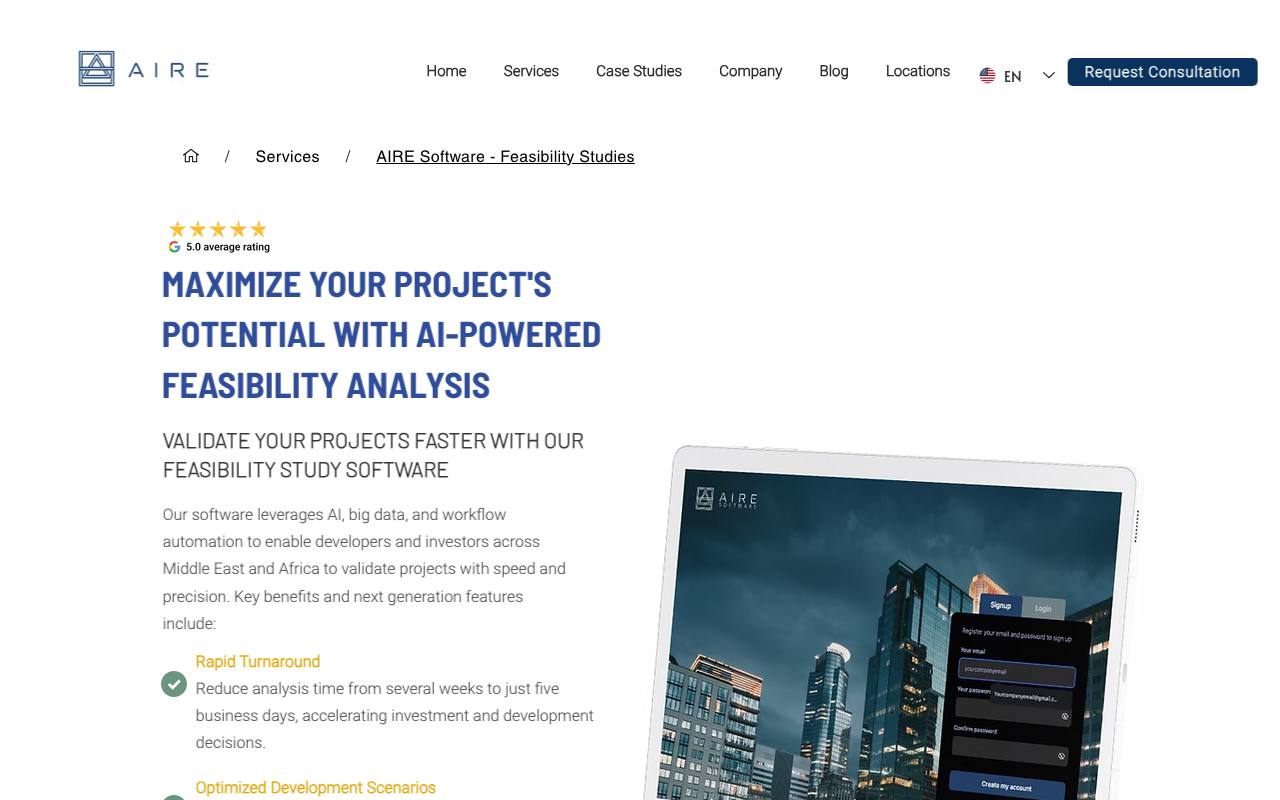 AIRE Software screenshot