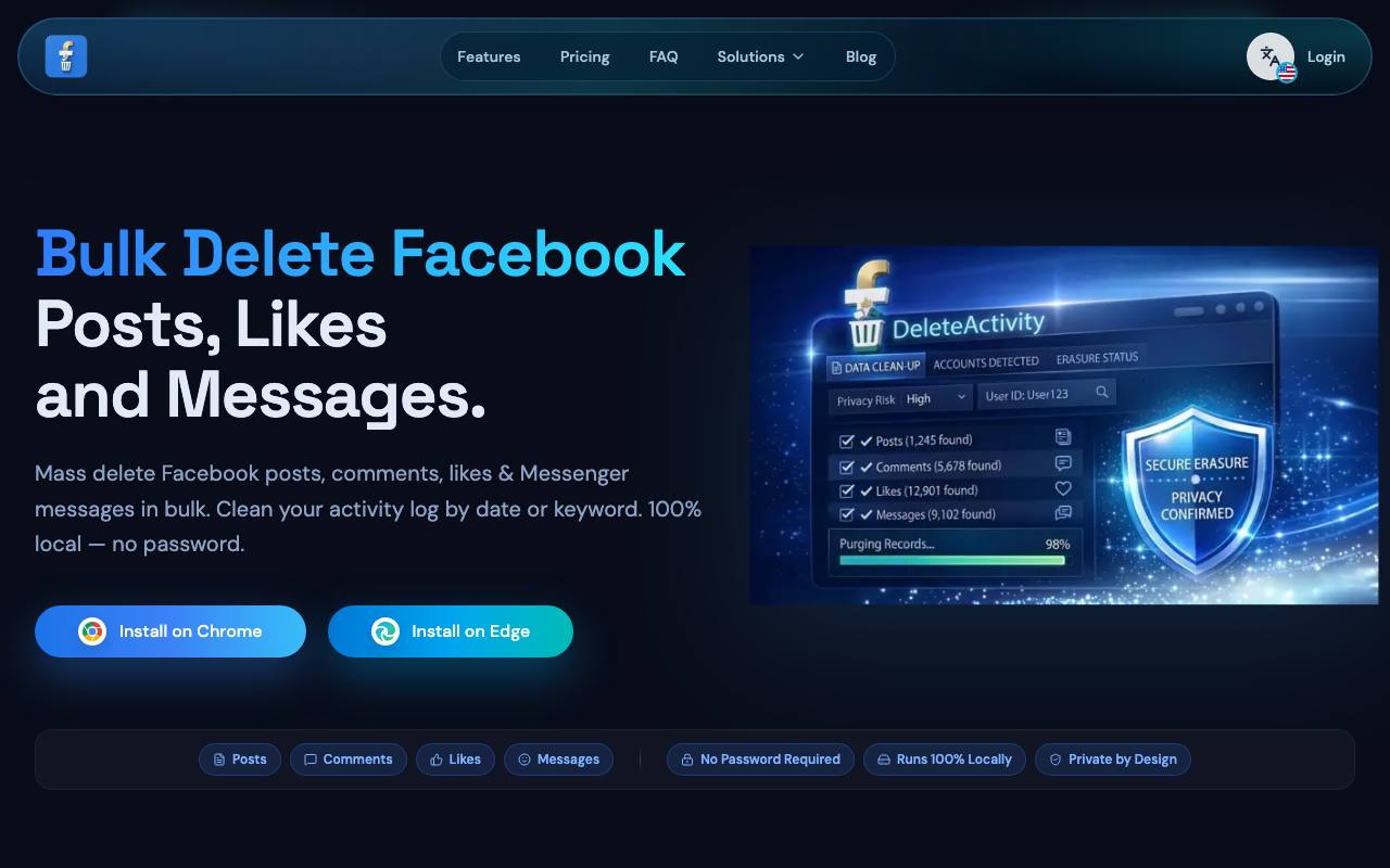 DeleteActivity screenshot