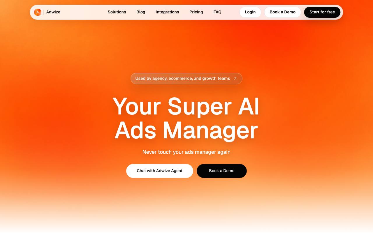 Adwize AI screenshot