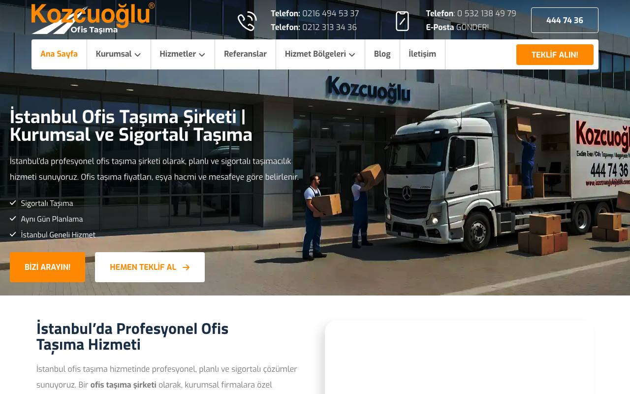Kozcuoğlu Ofis Taşıma screenshot