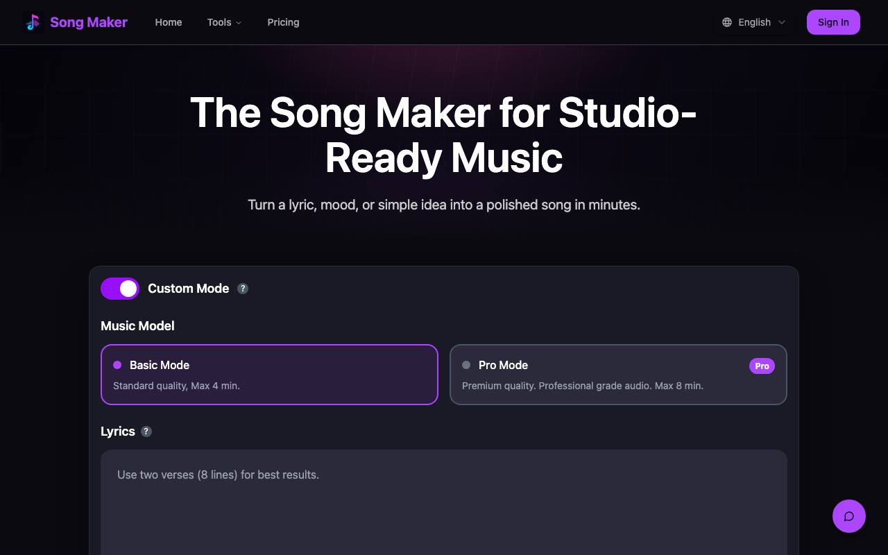 Song Maker screenshot