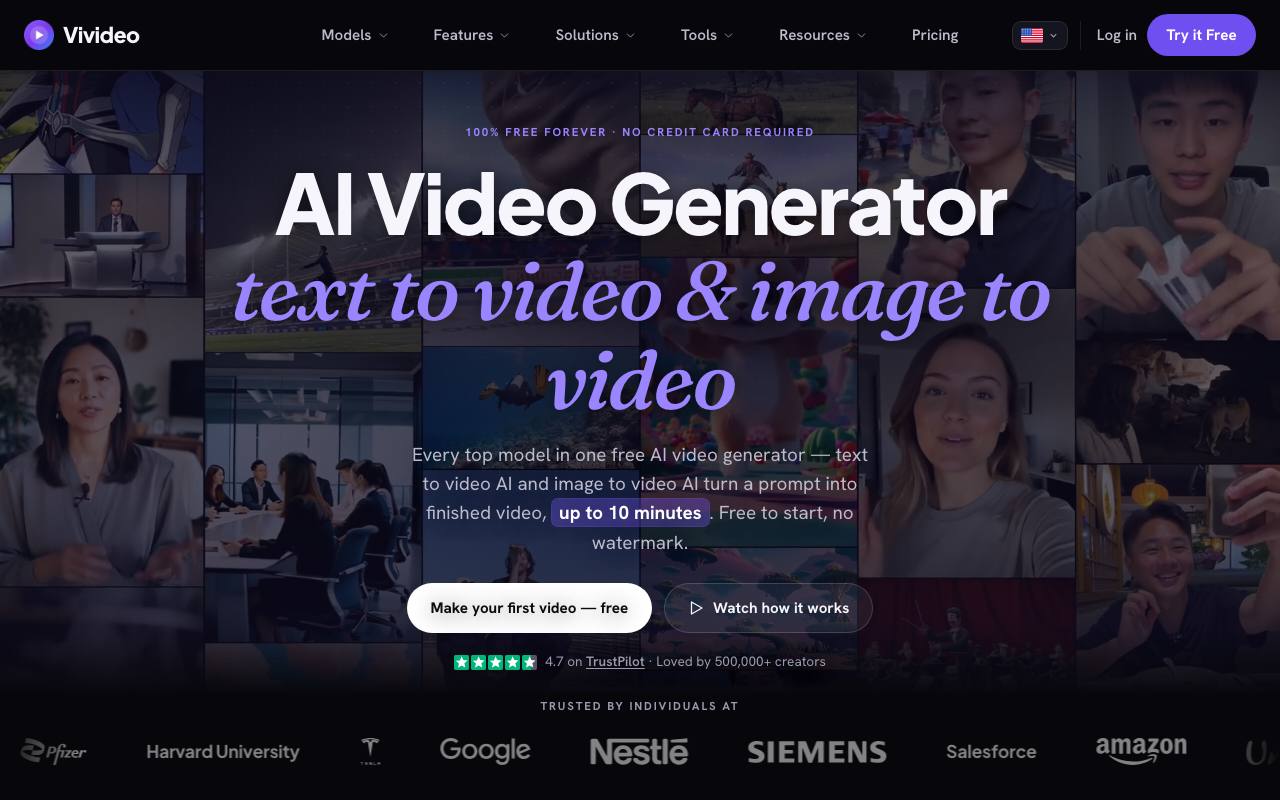 Vivideo screenshot