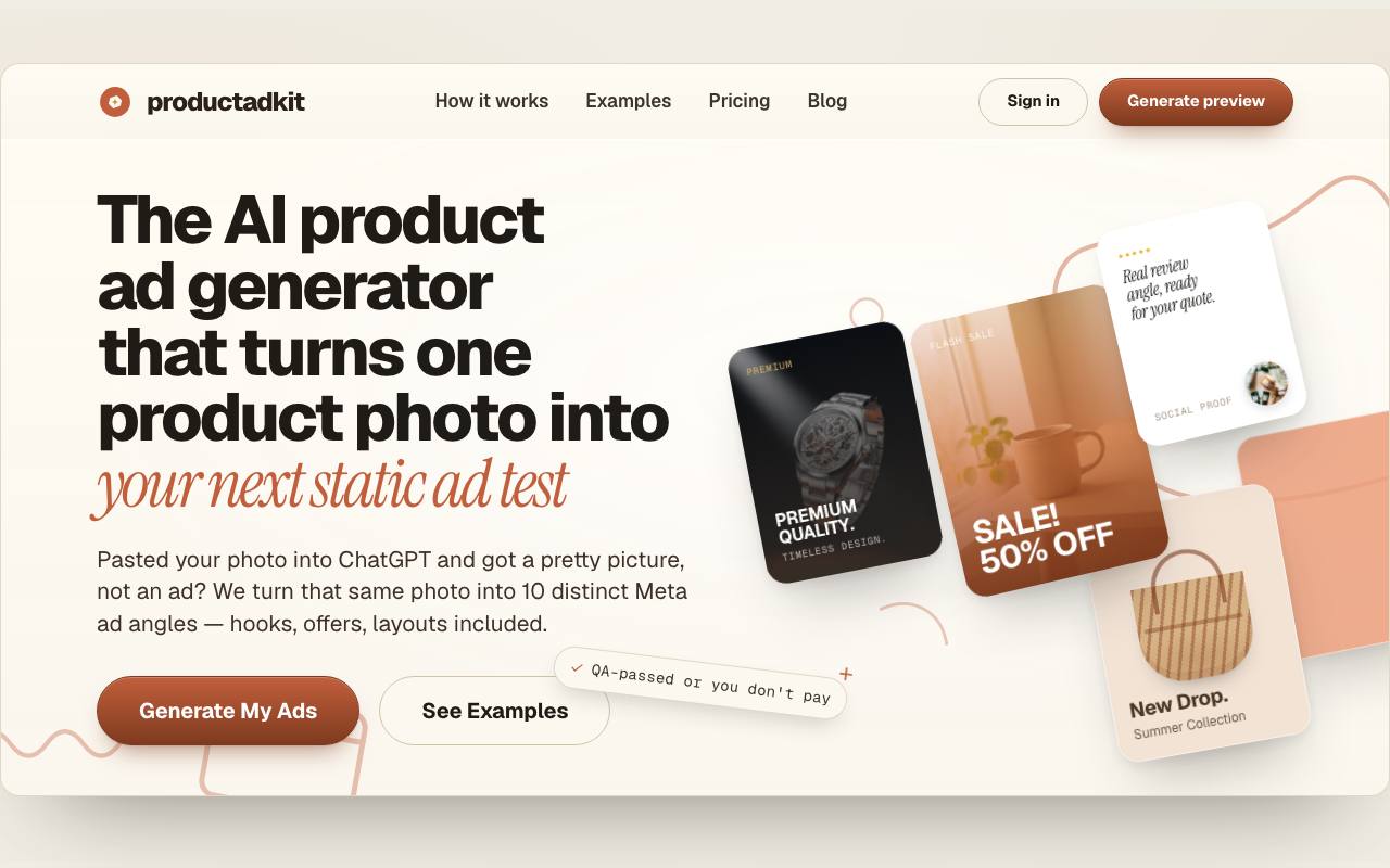 ProductAdKit screenshot