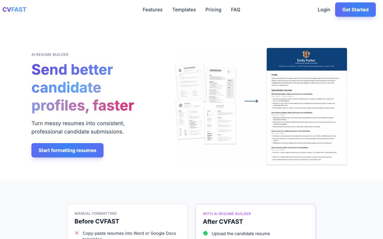 CVFAST screenshot