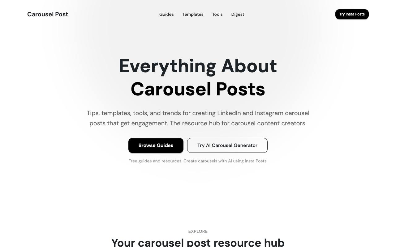 Carousel Post screenshot