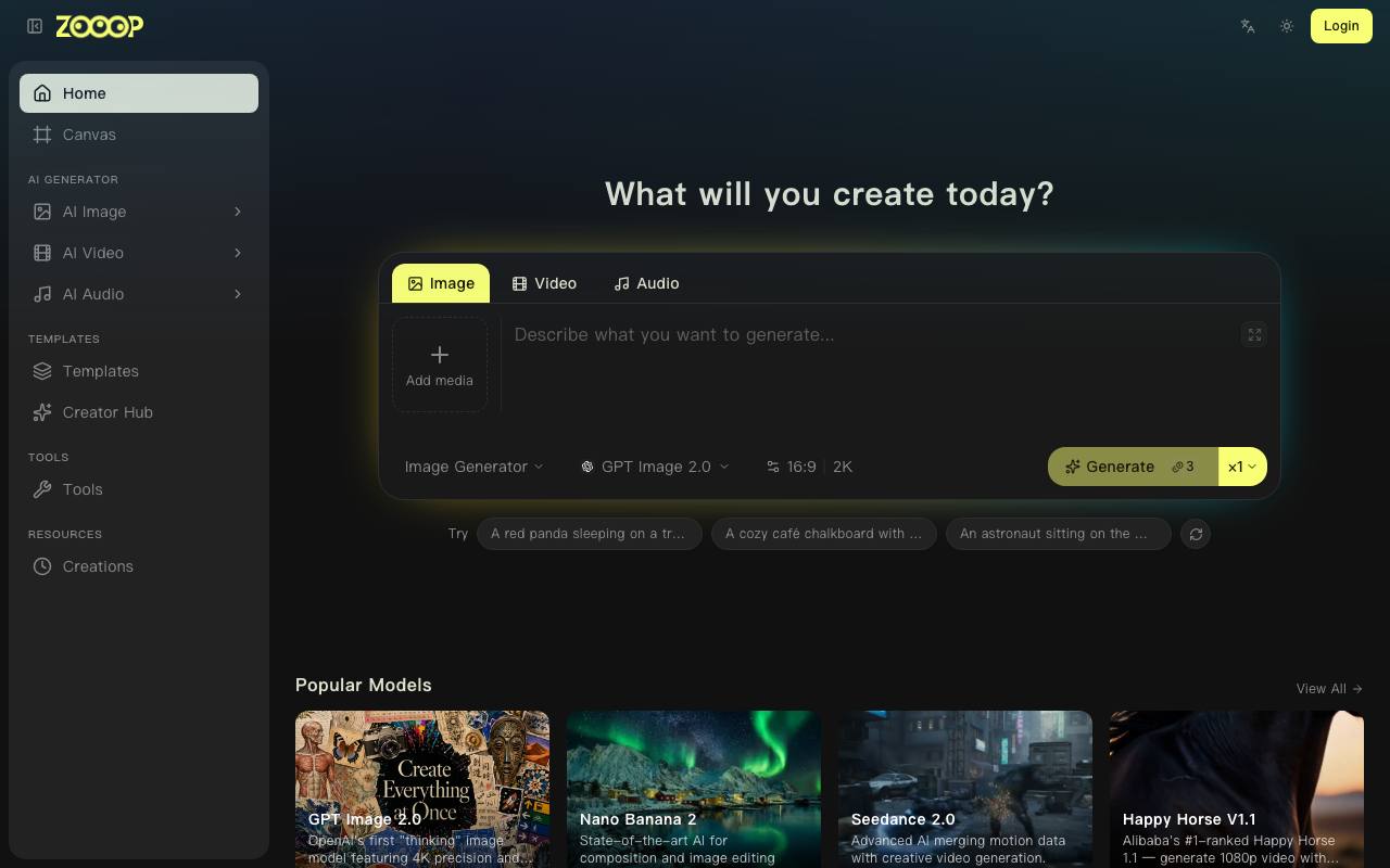 ZOOOP screenshot