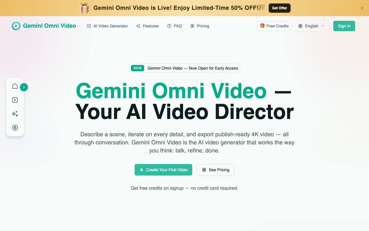 Gemini Omni Video – AI Video Generator screenshot