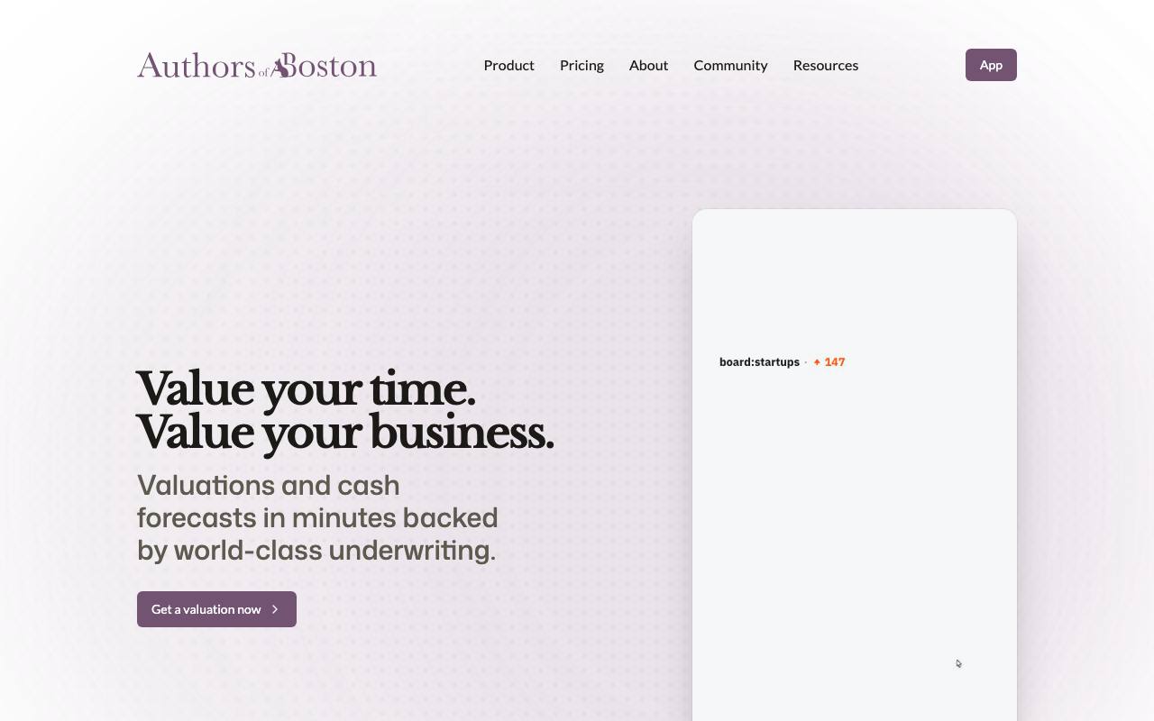 Authors of Boston screenshot