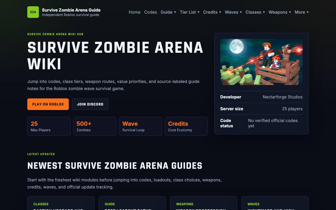 Survive Zombie Arena AI Wiki & Guide screenshot