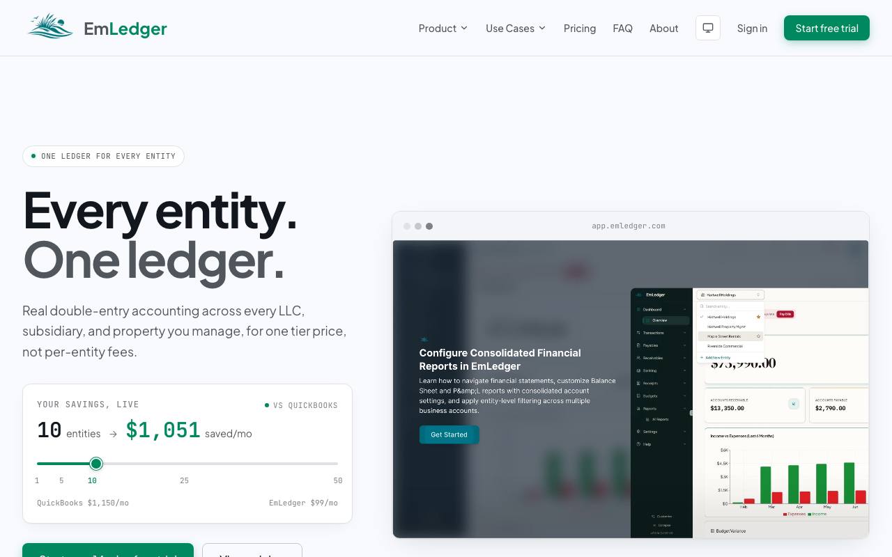 EmLedger screenshot