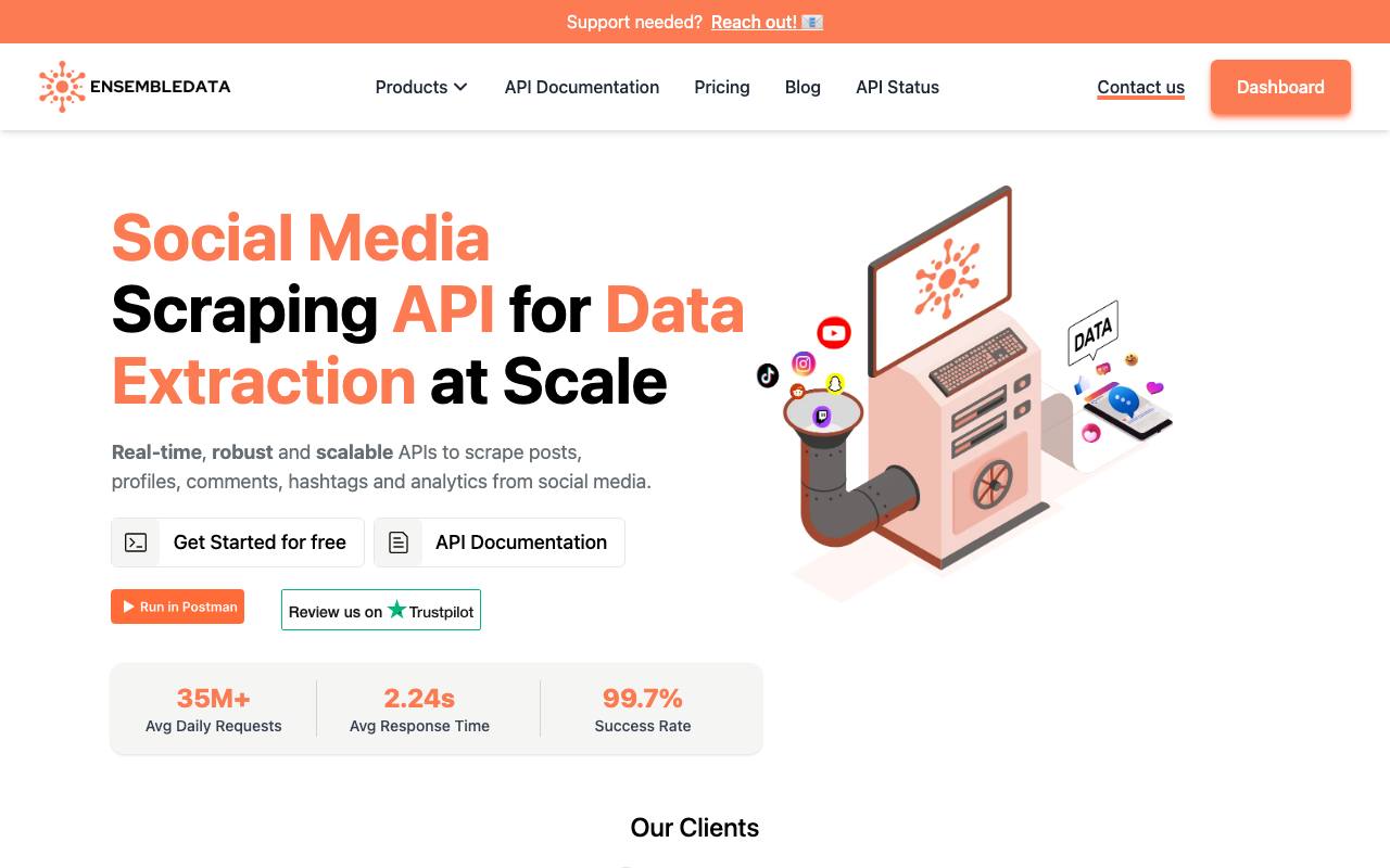 EnsembleData screenshot