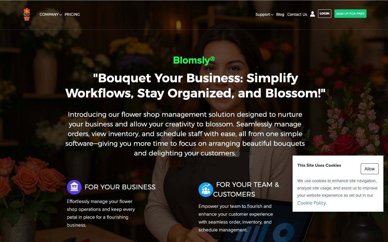 Blomsly screenshot