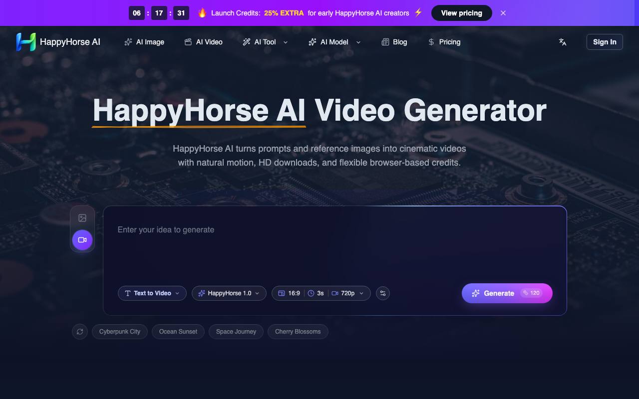 Happyhorse screenshot