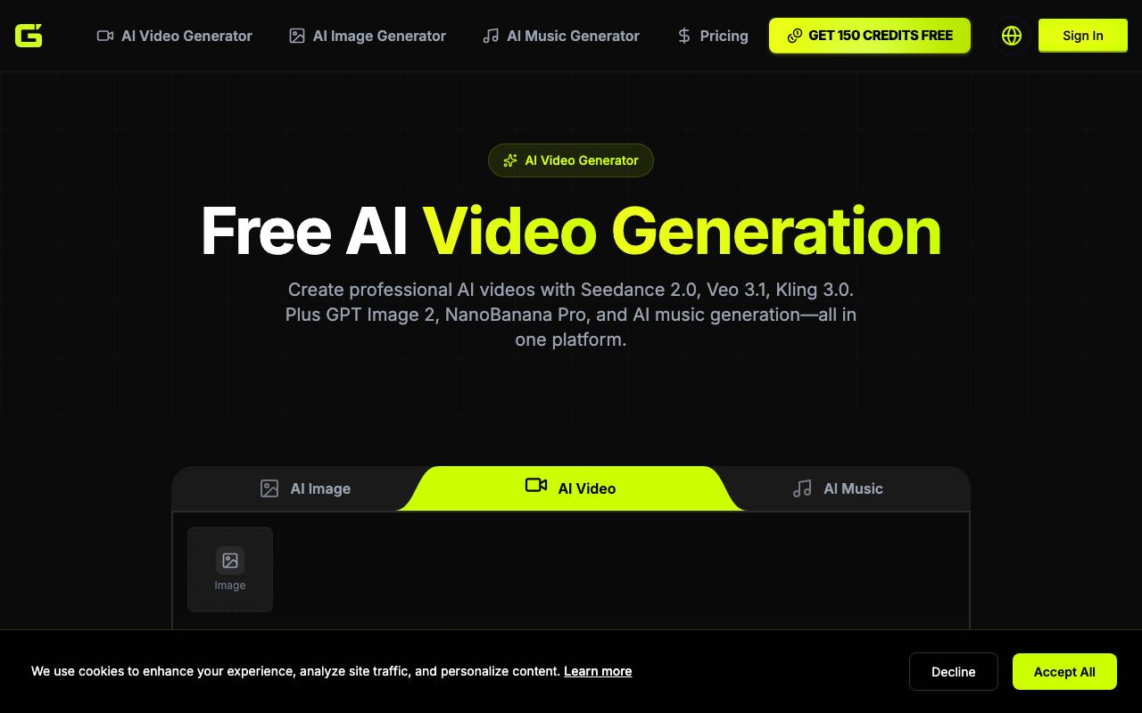 AI Video Generation screenshot