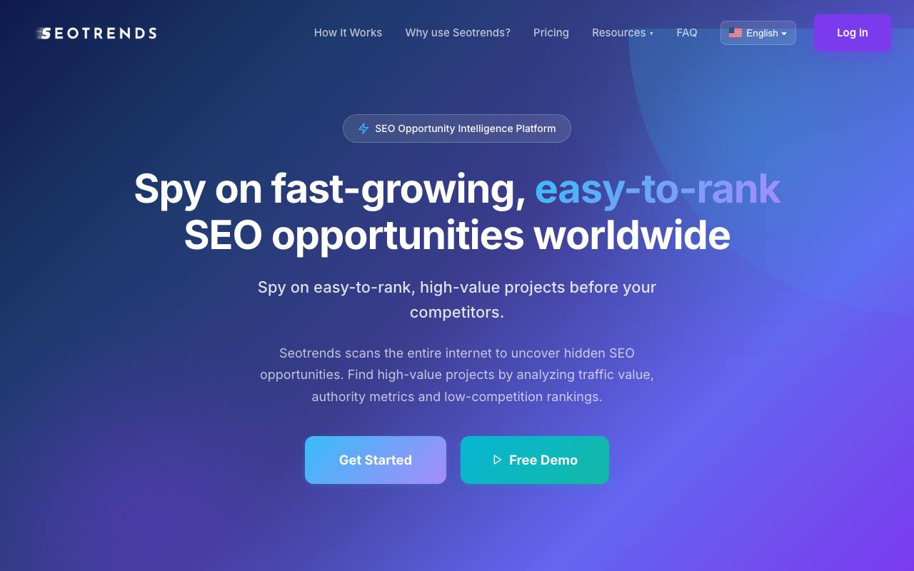Seotrends screenshot