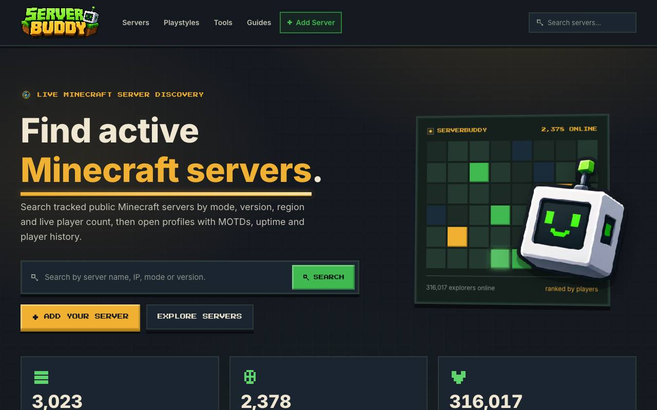 ServerBuddy screenshot