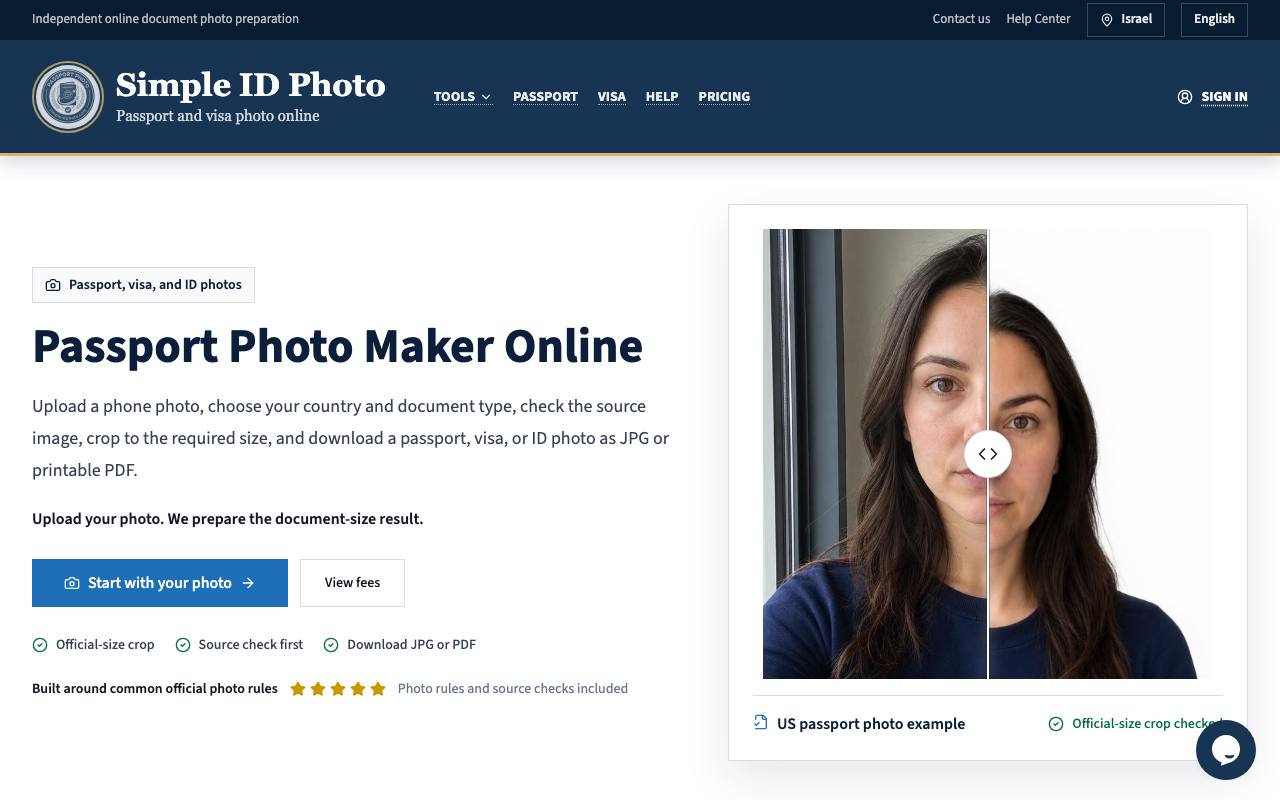 Passport Photo Maker screenshot