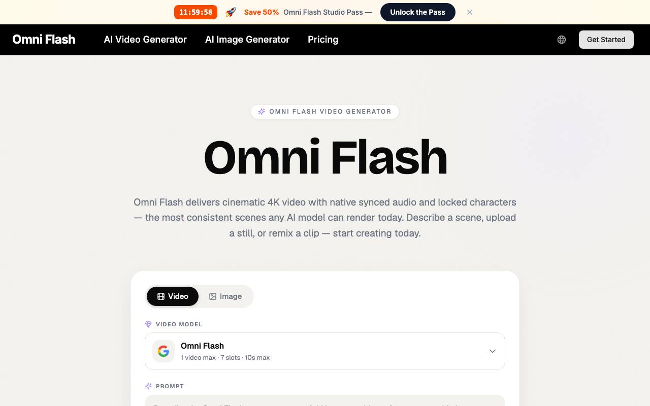 Omni Flash screenshot