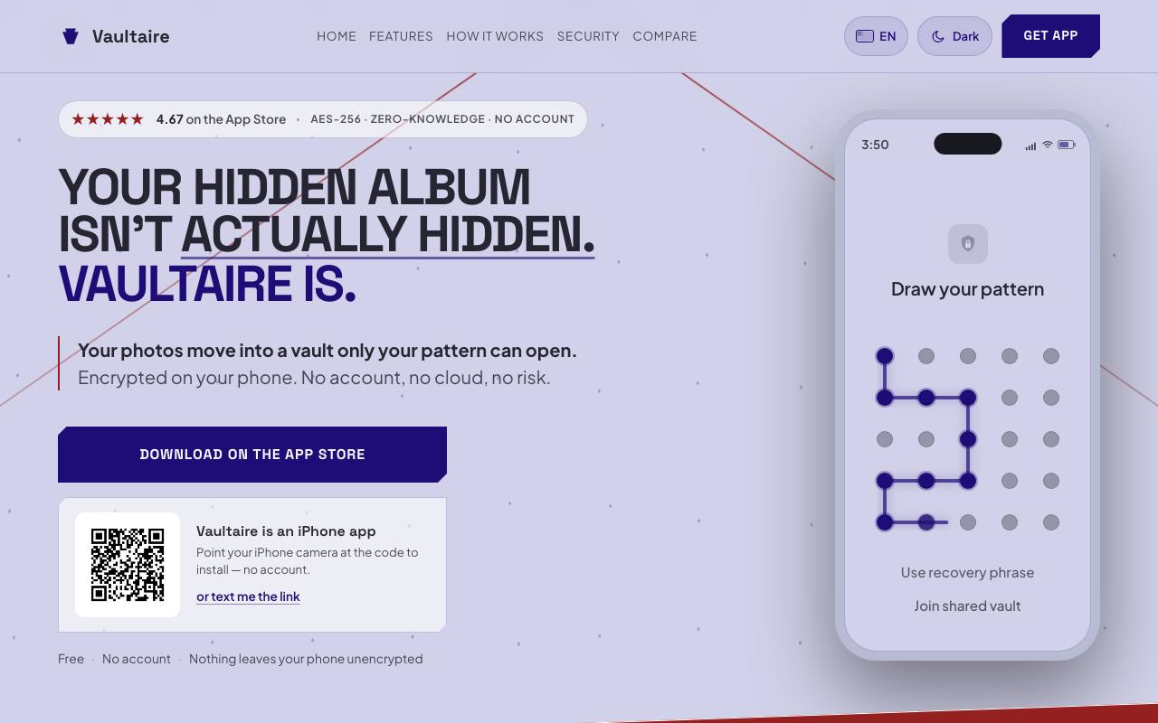 Vaultaire screenshot