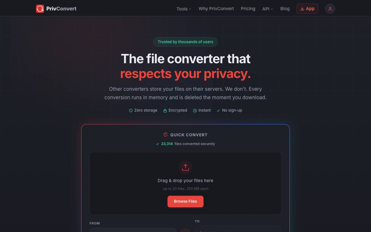 PrivConvert screenshot