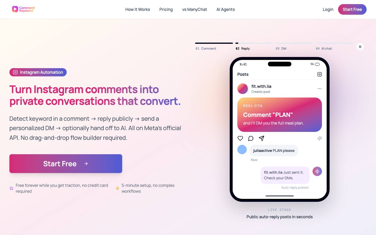CommentKeyword screenshot