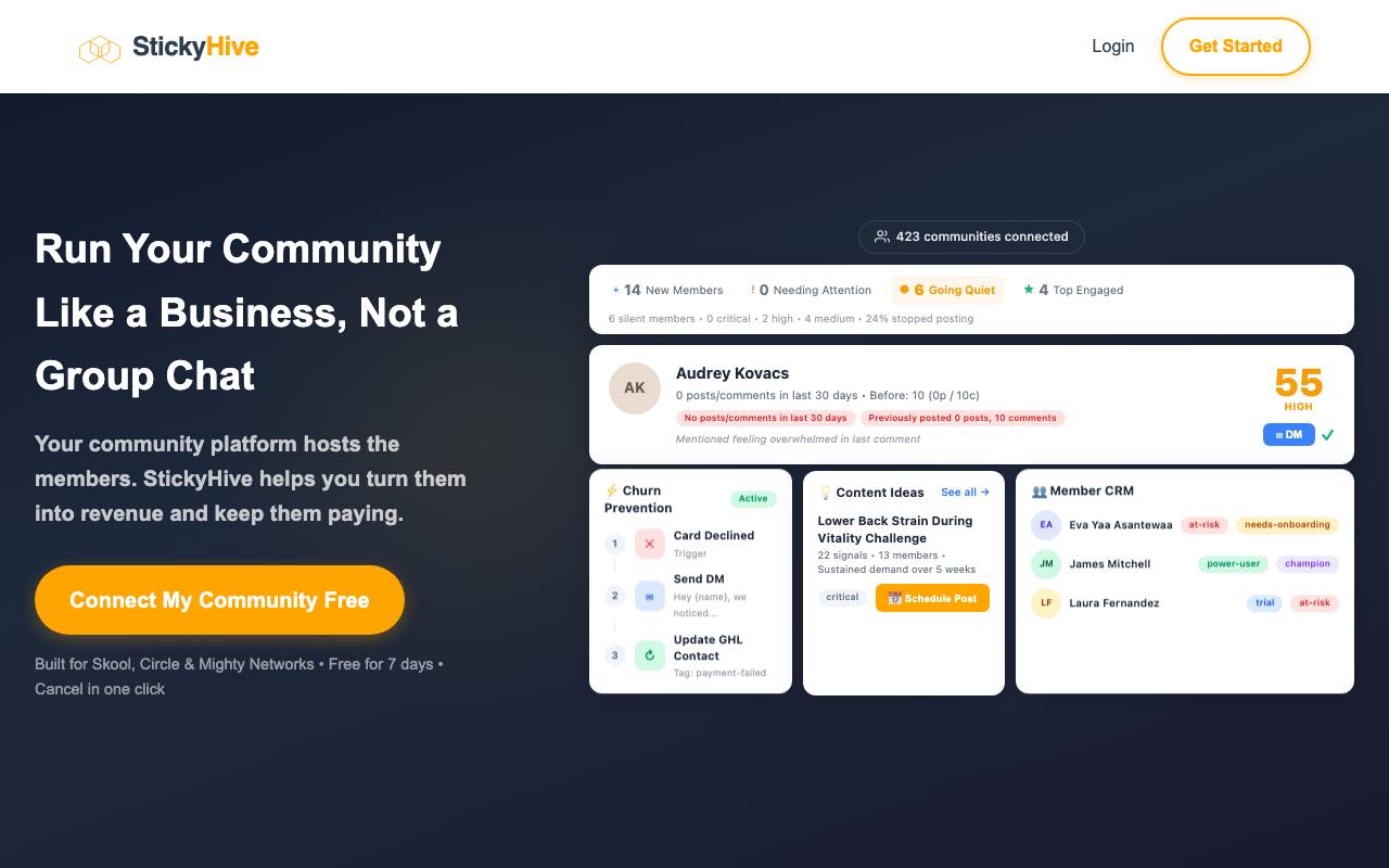 StickyHive screenshot