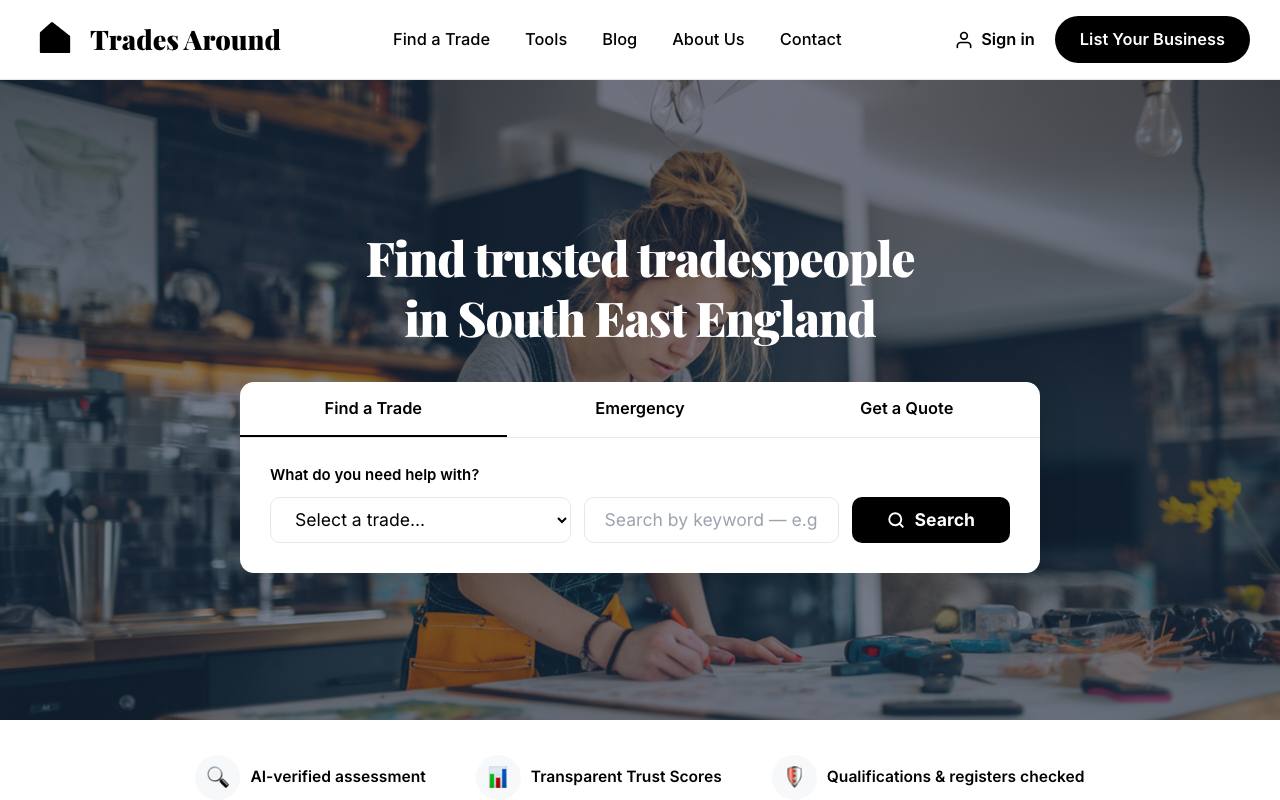 TradesAround screenshot