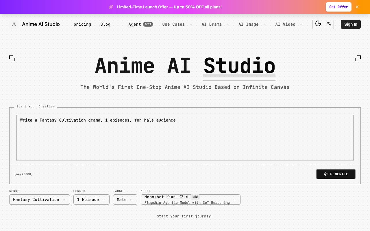 Anime AI Studio screenshot